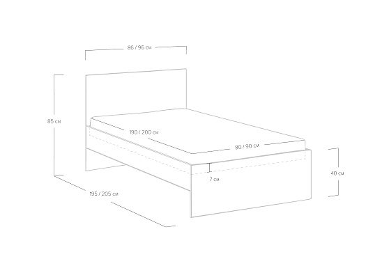 Кровать Mariana